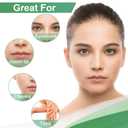 Facial Wax Strips - 100 Count, Facial Hair Removal for Women, Waxing Strips for Face Eyebrow Upper Lip Cheek Hair Remover, Quick & Painless Waxing Kit for All Skin Types