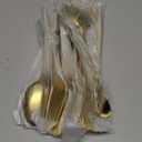 30 Pcs Gold Silverware Set Service for 6, Premium Stainless Steel Flatware Set, Cutlery Utensil Set, Durable Home Kitchen Eating Tableware Set, Include Fork Knife Spoon Set, Dishwasher Safe