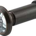 Prime-Line U 10313 Door Viewer, 9/16 In. x 180 Degree, Solid Brass Housing, Glass Lens is U.L. Listed, Classic Bronze Plated Finish (Single Pack)
