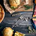 Dinner Fork, Premium Stainless Steel Dinner Forks, Handmade, Dishwasher Safe (Silver), Use for Home, Kitchen or Restaurant, or Halloween Decorations (1 pcs fork)