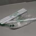 Tension Curtain Rod 30 to 64 Inch White Adjustable Curtain Rods No Drilling Expandable Pressure Spring Tension Curtain Rod 7/8" Spring Loaded Curtain Rods For Windows Bedroom Closet Doorway Door