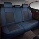 GXT Bench Seat Cover, Premium Faux Leather Bench Seat Covers for Trucks - Universal Fit for Most Sedans SUV Pick-up Truck, Durable for Long Lasting Protection(Blue and Black)