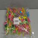 Colorful Party Straws, Flamingo, Palm Tree, Flower, Fish, Umbrella