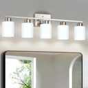 Brushed Nickel Bathroom Light Fixtures Vanity Lights Over Mirror, 30.70 inch