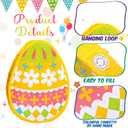 Sratte Easter Pinata Decorations Bunny Pinata Kit Easter Egg Pinata for Easter Birthday Party Anniversary Celebration Decoration (Egg)