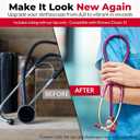 Stethoscope Replacement Tubing Compatible with Littman Classic III  Durable, Flexible Stethoscope Tube Accessory to Replace Damaged Tubing (Caribbean Blue)