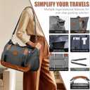 Cosbarn Luggage Sets 5 Pcs Suitcases with Wheels, (20/24/28/Db/Tb) ,Gray Luggage With TSA-Approved Lock,Lightweight ABS Travel Luggage,Large Suitcases,360° Spinner Wheels,For Men&Women
