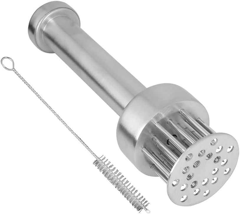 Stainless Steel Meat Tenderizer Tool with 21 Sharp Needles  Blade Tenderizer for Chicken, Beef, Steak  Heavy Duty Meat Pounder Hammer, Easy Grip Kitchen Gadget for Cooking & Chef Tools