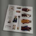 Alupssuc Nativity Set for Christmas, 12 Pieces 3.9 Inches Hand-Painted Resin Figurines for Christmas Nativity Scene Tabletop Holidays Home Decoration, Perfect Choice for Collection and Gifts