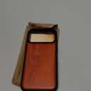 Carveit Magnetic Wooden Case for iPhone 17 Pro Max Case, Wood Artisan Engraved & Black Soft TPU Shockproof Cover, Compatible with MagSafe Wireless Chargers (Natural Grain) Rosy