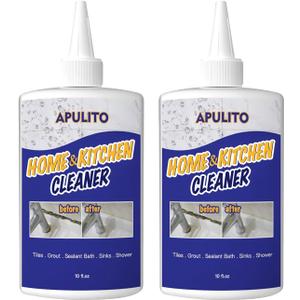 Household Black Stain Gel for Bathroom Shower Kitchen Tile Sink Countertop 10 Fl Oz (Pack of 2)