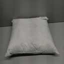 Feather Throw Pillow Insert, Soft Fluffy Square 18 x 18 Inches Decorative Pillow Insert, Feather and Down Euro Pillows for Bed, Couch and Cushion