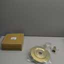 Enhon Tub and Shower Trim Kit, Shower Trim Compatible with Moen Chateau T470 Single Handle Tub/Shower Standard Valve, Escutcheon Screws Tube and Handle (1 Pack, Gold)