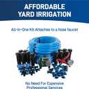 Orbit 2-Zone All-in-One Automatic Watering System - Automatic Sprinkler System for Yard Irrigation Setup - DIY Lawn Kit - Double Outlet Hose Timer - Easy Push-Fit Technology - Large Coverage - 50021