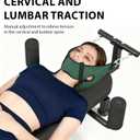 Fitness Full Body Traction Bed, Portable Massage Cervical Traction Table, Stretch Decompression Machine for Tension Relief, Home Lumbar Traction Bed