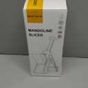 ONCE FOR ALL Safe Mandoline Slicer, Multi Vegetable Chopper, Potato Slicer for Kitchen, 4 Modes 100+ Presets Adjustable Thickness, French Fry Cutter (5 in 1 Green)