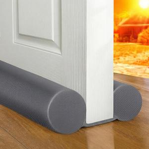 MAXTID Under Door Draft Stopper 36 Inches Black Door Bottom Seal Strip Weather Draft Guard for Bottom of Doors Gap Filler Interior Door Sweep