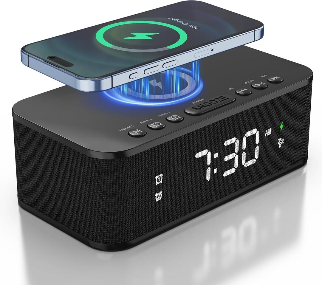 Fansbe Direct Dual Alarm Clock Up to 10 Bl-D