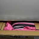 AWSUM 10ft /13ft Gymnastics Mat with Air Roller Tumbling Barrel Back Somersault Backbend Trainer for Inflatable Gymnastics Springboard Back Handspring Equipment, with Electric Pump (10ft*3.3ft*4in&(L)40in*(Diam)23.6", Pink/Black+Pink Roller)