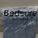 Bedsure Heated Blanket Throw Blanket - Fast Heating Electric Blanket, Soft Flannel Heated Throw with 4 Time Settings, 6 Heating Settings, Warm Gifts for Grandma (50x60 inches, Blue)