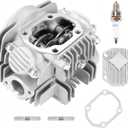 YX140 Cylinder Head Kit Replacement for 56mm Bore YX140cc 150cc 1P56FMJ 1P56FMJ-5 1P56YMJ Horizontal Engine Dirt Pit Bike ATV Quad Parts