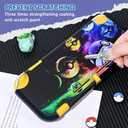 DLseego Cartoon Balls Switch Lite Protective Case Cool Hard PC Shell Shockproof Scratch Resistant Cover Joy Con Japanese Amine Skin with 2PCS Blue and Red Balls Thumb Grips Caps for Switch 2019
