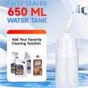 Mop for Floor Cleaning - 2-in-1 Double-Sided Microfiber Spray Mop with Flip Design, 3 Reusable Pads, for Laminate, Ceramic, Tile, Vinyl - Home & Commercial Use