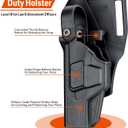 Glock Duty Holster - Drop Leg/Low Ride - Right/Left Handed Options
