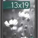 MCS Studio Gallery Classic 13x19 Picture Frame Black Woodgrain Engineered Wood, Vertical & Horizontal Wall Hanging Large Picture Frame for Photos, Posters & Art Prints (1-Pack)