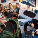 2 x DJ&RPPQ for Nintendo Switch 2 Carry case 2025, Switch 2 Case with 20 Game Cartridges, Protective Hard Shell Portable Case Pouch for 2025 Nintendo Switch 2 Console & Accessories - Black