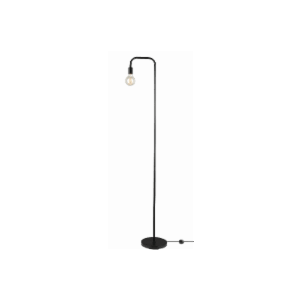 Globe Electric Holden 70" Floor Lamp With In-Line On/Off Foot Switch - Satin Black