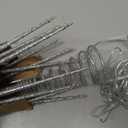 15 Inch Christmas Tree Star Topper with 150 LED Timer Lights & Remote, 19-Point USB Powered Lighted Silver Starburst Star Tree Topper for Indoor Holiday Party Xmas Tree Decor, Silver