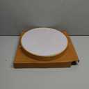 KICHOUSE Bamboo Nut Serving Tray with Lid 11.81X11.81X1.57In Divided Snack Dish Food Storage Plate for Dried Fruit Candy Appetizers Party Entertaining