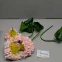 Real Touch Pink Hydrangea Artificial Flowers with Stems, Fake Silk Flowers for Outdoors, 3 Pcs Artificial Flowers for Home Decor Wedding Bouquets Centerpieces Vase