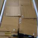 Merax Wooden Farmhouse TV Stand & Coffee Table Set with Charging Station,Oval Fluted Media Console with Sliding Doors for TV up to 80", Mid-Century Center Table with Wood Legs for Living Room,Natural