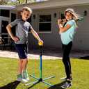 Franklin Sports Youth Batting Tee - Adjustable Height Plastic Training Tee for Kids + Toddlers - 23" to 33" Inches