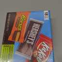 HERSHEY'S, KIT KAT and REESE'S Assorted Milk Chocolate Candy Variety Box, 27.3 oz (18 Count) (EXP 10/01/26)