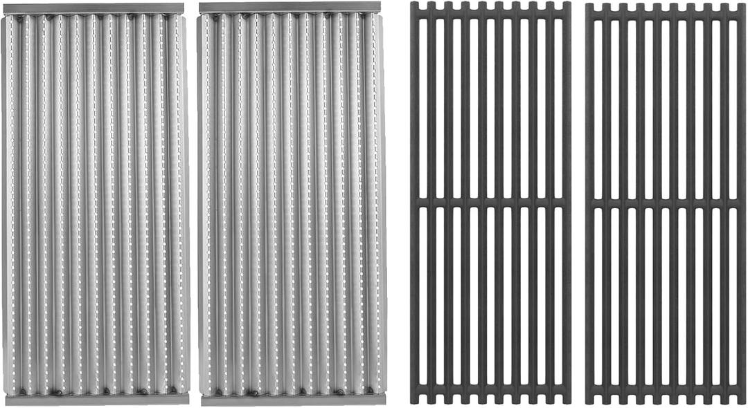 Grill Parts for Charbroil TRU-Infrared 463247412 463241314 463257110 463270613 463241314 463243911 Gas Grill, Emitter Plates & Cooking Grates for G515-4700-W1 G526-0007-W1