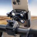 JOYROOM Motorcycle Phone Mount Holder [Capture the Scenery Anytime][Dual Vibration Dampener] Electric Scooter Accessories Holder Handlebar for Electric Scooter/E-Bike/Stroller