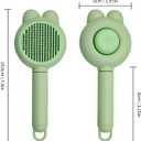 Zoocozy Cat Brush for Shedding, Dog Deshedding Brush, Pet Hair Removal Tool for Puppy Pitten(Green)