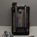 Premium Expandable Pet Carrier with Wheels - Airline Approved Rolling Travel Carrier for Small Dogs & Cats - Detachable Design with Name Tag, Seatbelt Buckles & Treat Pocket (18x11x11) - Ice Gray