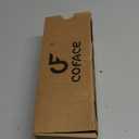 COFACE Womens Flip Flops with Arch Support Ladies Fashion Lightweight Wedge Flip Flops Comfortable Yoga Mat Sole Summer Platform Thong Sandals (7, Khaki)