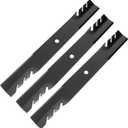 103-0301 Mower Mulching Blades for 60" Deck, Compatible with Exmark Lazer Z AS XP XS Turf Ranger Bad Boy Toro, Replaces 103-2530 1-633483 1-613112 602771 96-319 30227-60, 3 Pack