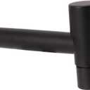 1pcs Garden Bathroom Faucet Single Cold Water Tap 304 Stainless Steel Black Wall Mounted (Mop Pool)