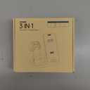 Wireless Charging Station 3 in 1 RJR Compatible with Apple Devices, Charging Dock for iWatch, Built-in Wireless Charger Stand for iPhone Series AirPods Gifts (with 18W Adapter) Graphite Black