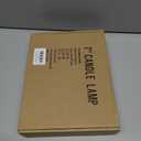 Abeja 7'' Electric Window Candle, Flickering Flameless Taper Fake Candles with On/Off Switch, 7W C26 Lights Bulb, 5FT Candles Lights- 4Pk Beige