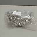 Princess Crown Tiaras for Women Girls, Silver Bubble Tiara Crystal Queen Crown Headband, Prom Birthday Party Wedding Halloween Costume Accessories for Women (Silver (3.43 Inches in Height))