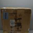 Rollator Walkers for Seniors,Rolling Walker with Backrest 300lbs, Folding Walking Aid with Seat and Brakes, Aluminum Heavy-Duty Drive Walker with Adjustable Handles, 8" All-Terrian Big Wheels