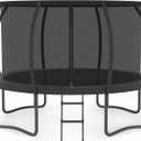 ALTLER Trampoline 12FT 14FT Enclosure Net Outdoor Jump for Kids and Adults Round ASTM Approved Heavy-Duty Bounce Mat with Enhanced Weight Capacity
