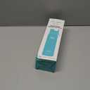 Swigina [2-IN-1 LID] Insulated Water Bottle with Silicone Boot (36hrs Cold/18hrs Hot) - DIY Stickers, Leakproof, BPA Free, 24 oz (Cyan)